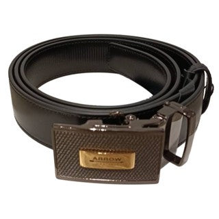 ARROW เข็มขัดผู้ชาย หัวออโต้ล็อค หนังวัวแท้จากอิตาลี สีดำรุ่น MYCB594S5BRBL ICCSHOPPING