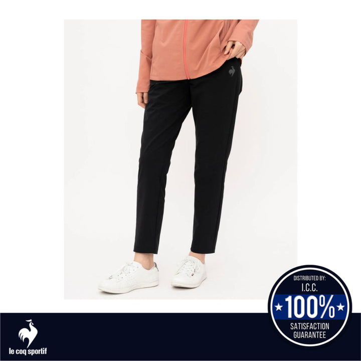 le coq sportif กางเกงขายาว SOLOTEXPREMIUM สีดำ (กางเกงขายาว,กันน้ำ,UVCUT (UPF50+),NIR,ป้องกันรอยยับ) ICCSHOPPING
