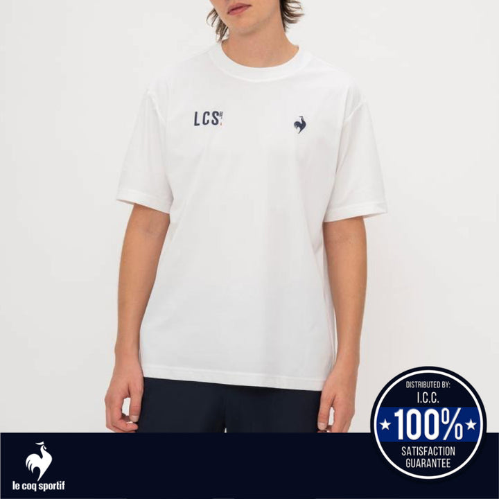 le coq sportif เสื้อยืดแขนสั้น Helanka Sunscreen NIR (ลำลอง, ออกกำลังกาย, กันแดด, แห้งเร็ว, T-shirt) ICCSHOPPING