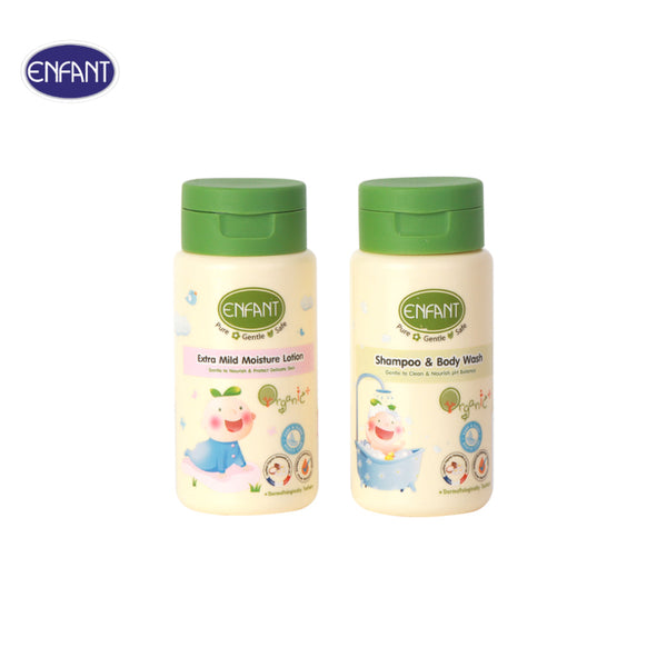 ENFANT (อองฟองต์) Welcome Baby with Love Set ส่งต่อความรักให้เจ้าตัวน้อย ใช้ได้ตั้งแต่เด็กแรกเกิด 1เซ็ต/8ไอเทม ICCSHOPPING
