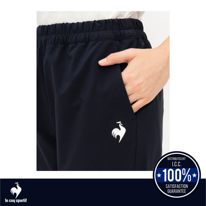 le coq sportif กางเกงขายาว SOLOTEXPREMIUM สีกรม (กางเกงขายาว,กันน้ำ,UVCUT(UPF50+),NIR,ป้องกันรอยยับ) ICCSHOPPING
