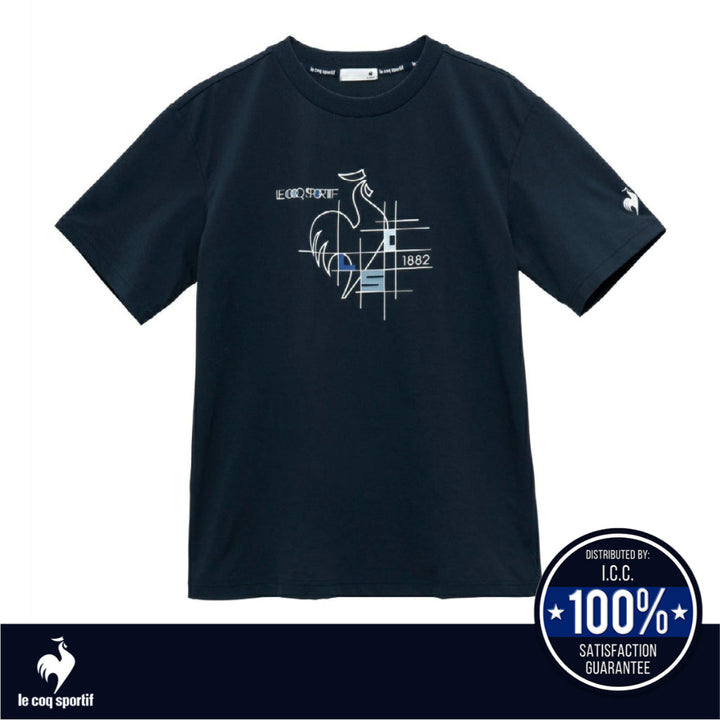 le coq sportif เสื้อยืดแขนสั้น Helanka Sunscreen NIR (ลำลอง, ออกกำลังกาย, กันแดด, แห้งเร็ว, T-shirt) ICCSHOPPING