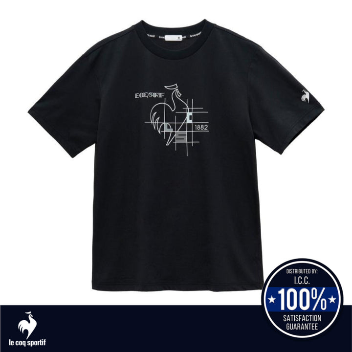 le coq sportif เสื้อยืดแขนสั้น Helanka Sunscreen NIR (ลำลอง, ออกกำลังกาย, กันแดด, แห้งเร็ว, T-shirt) ICCSHOPPING