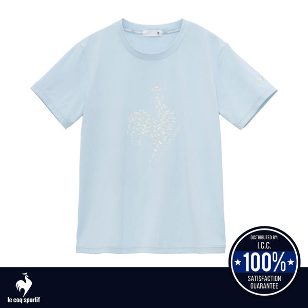 le coq sportif เสื้อยืดผู้หญิงแขนสั้น Sunscreen NIR (ลำลอง, ออกกำลังกาย, กันแดด, แห้งเร็ว, T-shirt) ICCSHOPPING