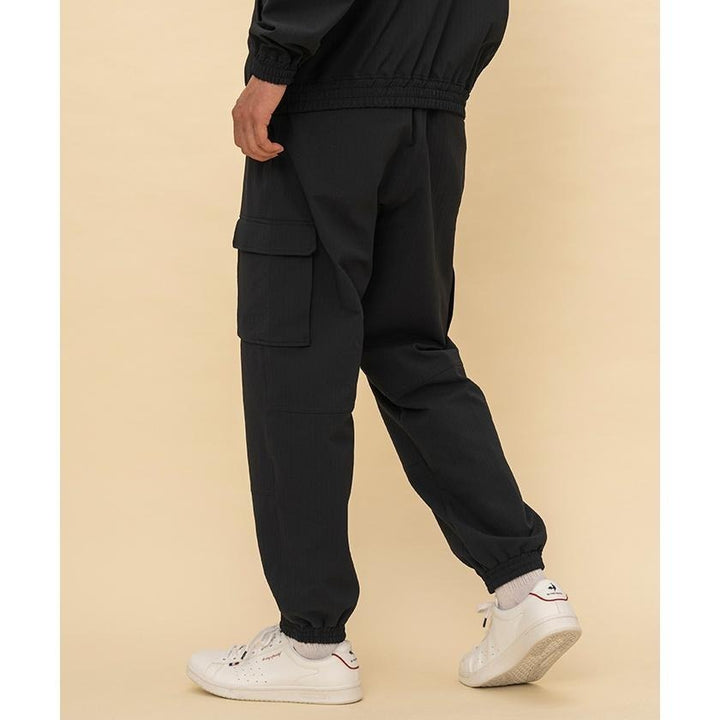le coq sportif กางเกงขายาว ผู้ชาย สีดำ (กางเกง,ออกกำลังกาย,ลำลอง,Sport, Pants) ICCSHOPPING