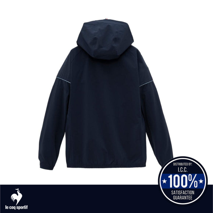 le coq sportif เสื้อแจ็คเก็ตฮู้ดผู้ชาย สีกรมท่า (Jacket,กันน้ำ,UVCUT (UPF50+),Unisex,SOLOTEXPREMIUM) ICCSHOPPING
