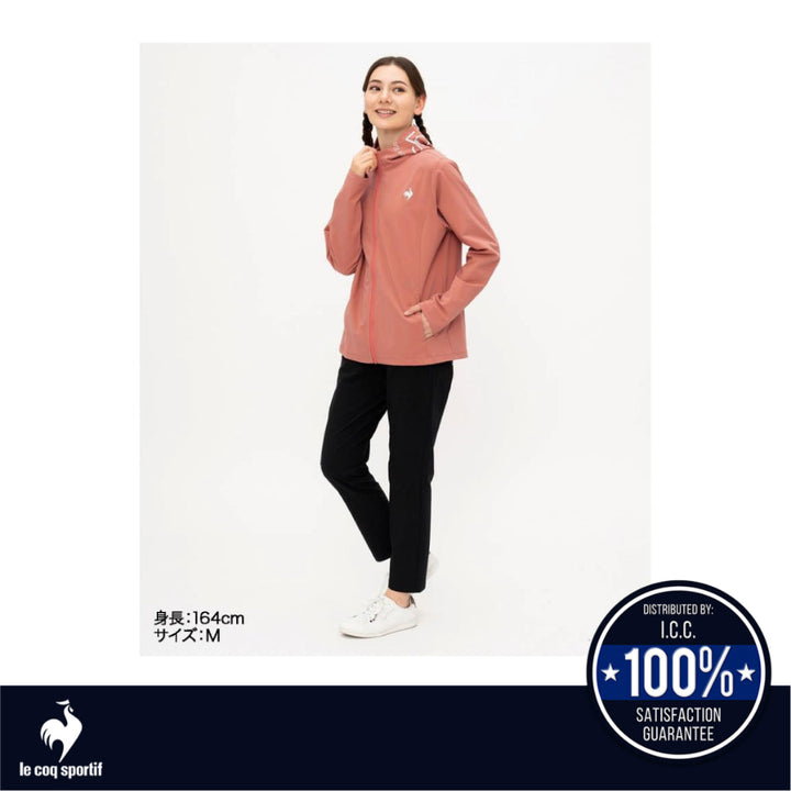 le coq sportif กางเกงขายาว SOLOTEXPREMIUM สีดำ (กางเกงขายาว,กันน้ำ,UVCUT (UPF50+),NIR,ป้องกันรอยยับ) ICCSHOPPING