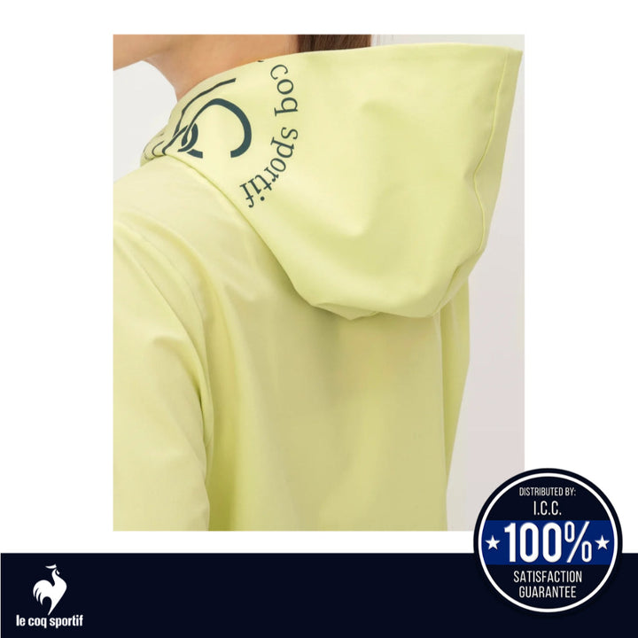 le coq sportif เสื้อแจ็คเก็ตฮู้ดผู้หญิง สีเขียว (Jacket,กันน้ำ,กันรังสียูวี(UPF50+),SOLOTEX PREMIUM) ICCSHOPPING