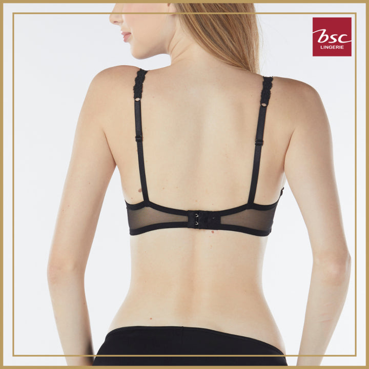 BSC Lingerie ชุดชั้นในลูกไม้เซ็กซี่ บราไร้โครง ทรงสามเหลี่ยม มีให้เลือก 3 สี  รุ่น BB3333_R25