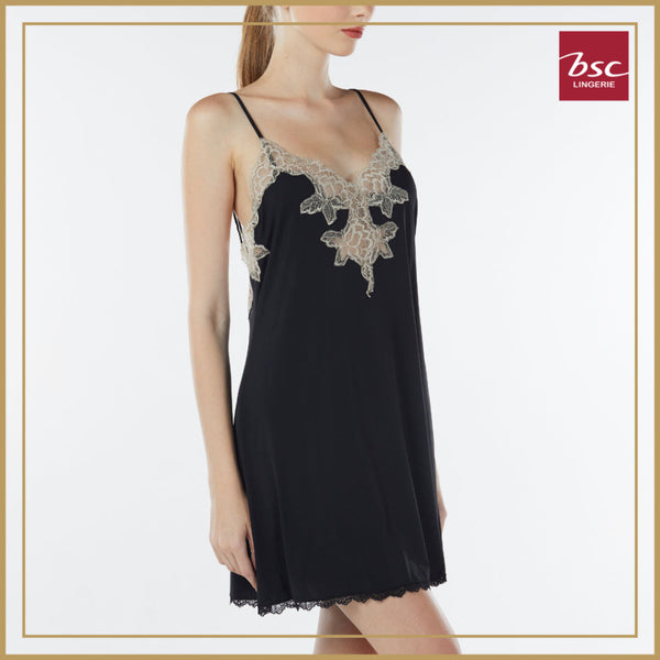 BSC Lingerie Night Wear ชุดนอนเซ็กซี่ รูปเเบบกระโปรง รุ่น BN2347 ICCSHOPPING