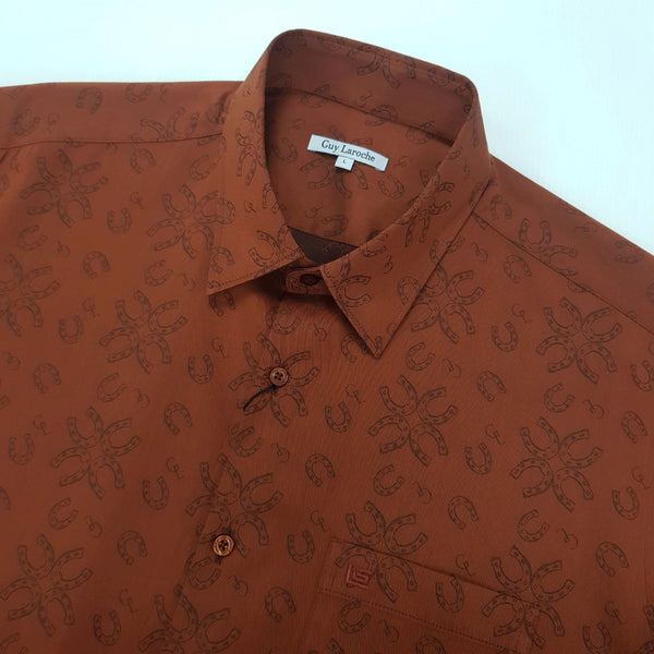 Guy Laroche เสื้อเชิ้ตทำงานแขนยาวทรง SLIM FIT เนื้อผ้า100% Cotton 