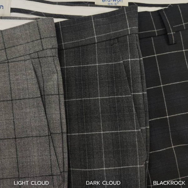 era-won กางเกงสแลคขายาว ทรงเดฟ WORKDAY FESTIVE MONOTONE 3 สี (ดำ เทาเข้ม เทาอ่อน) ICCSHOPPING