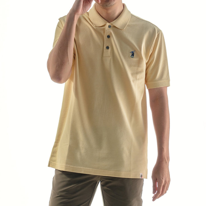 era-won เสื้อโปโลแขนสั้น ทรงสลิม Polo collection “ART TOY" สี Light Yellow 