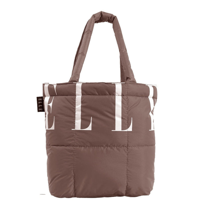 ELLE  กระเป๋าผ้า Puffy Bag Marshmallow Collection ใบเล็ก  สกรีนโลโก้ ELLE  มี 8 สี รุ่น H8H012 ICCSHOPPING