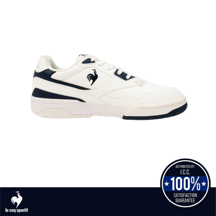 le coq sportif รองเท้าชาย-หญิง รุ่น LCS T 1100 สีขาว-กรม (รองเท้าผ้าใบ, แฟชั่น, แบบผูกเชือก, Unisex) Le Coq Sportif