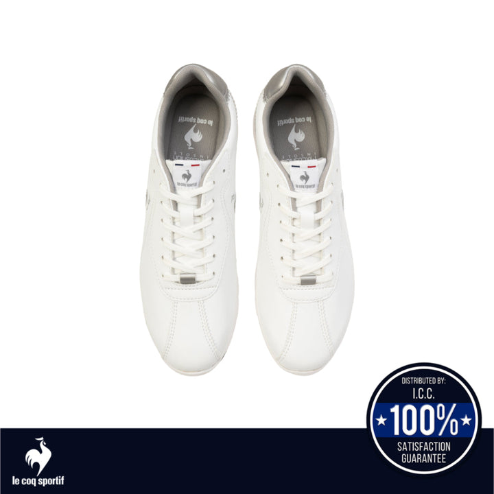 le coq sportif รองเท้าผู้หญิง รุ่น  LCS MONTPELLIER NEO LIFT สีขาว (รองเท้าผ้าใบแฟชั่น, แบบผูกเชือก) ICCSHOPPING