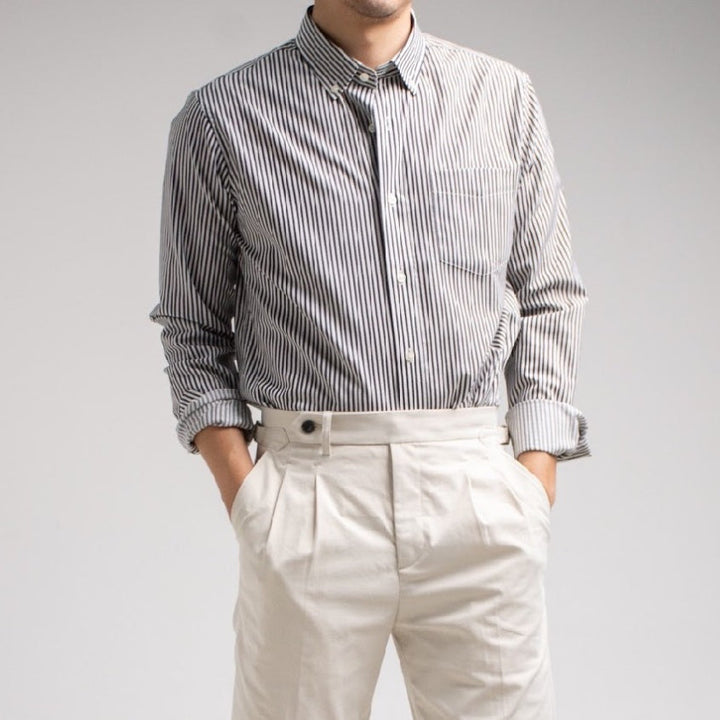 era-won Premium Quality เสื้อเชิ้ต คอปก Dress shirt  แขนยาว สี SW era-won