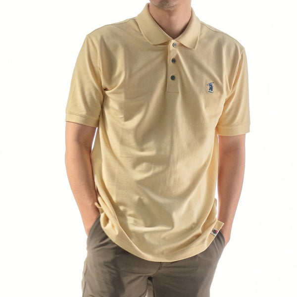 era-won เสื้อโปโลแขนสั้น ทรงสลิม Polo collection “ART TOY" สี Light Yellow 