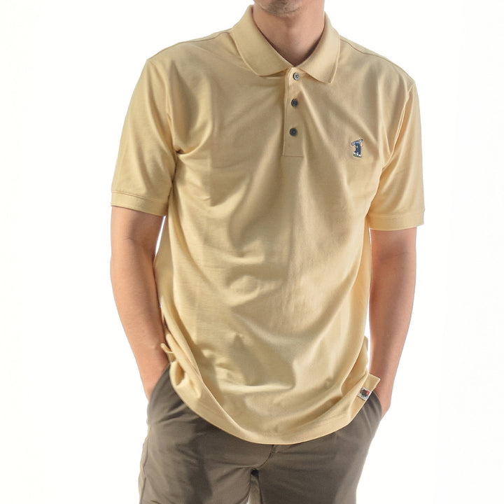 era-won เสื้อโปโลแขนสั้น ทรงสลิม Polo collection “ART TOY" สี Light Yellow 