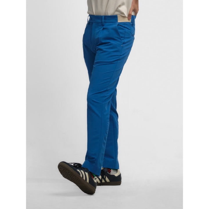 era-won กางเกงขายาว เอวยางยืด รุ่น GOLF FABRIC PANTS สี Blue 