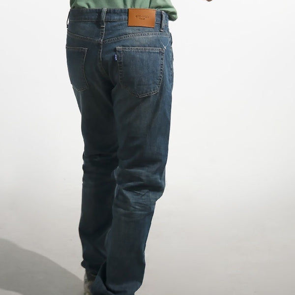 era-won กางเกงยีนส์ รุ่น Denim Straight Leg สี Light Wash 