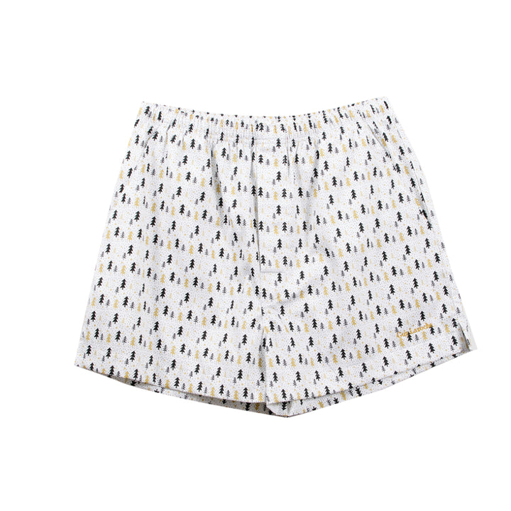 Guy Laroche กางเกงขาสั้น เหนือเข่า Cotton Sateen สัมผัสนุ่ม บางเบา สวมใส่สบาย สีขาว (JPX4203W4WH) 