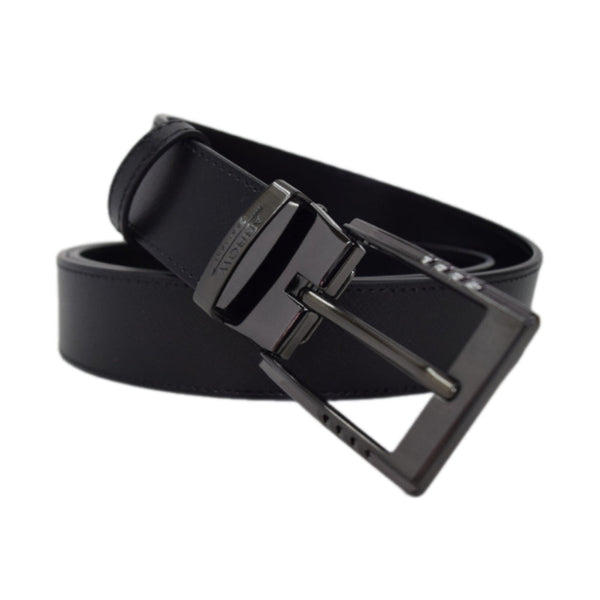 ARROW เข็มขัดผู้ชาย หัว Pin Belt (หนังวัวแท้จากอิตาลี) สีดำ รุ่น MYCB120 ICCSHOPPING