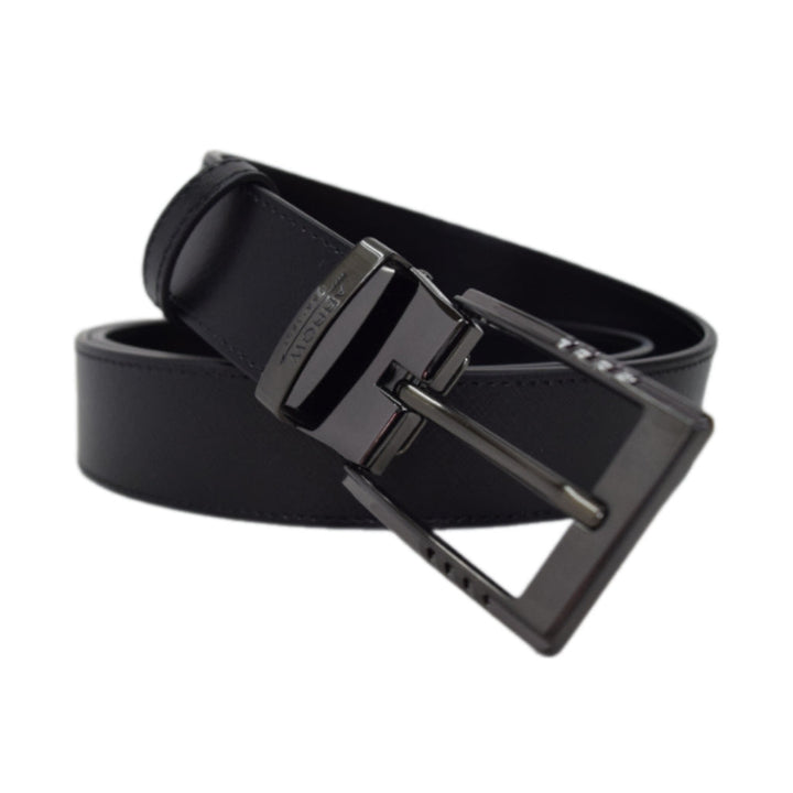 ARROW เข็มขัดผู้ชาย หัว Pin Belt (หนังวัวแท้จากอิตาลี) สีดำ รุ่น MYCB120 ICCSHOPPING