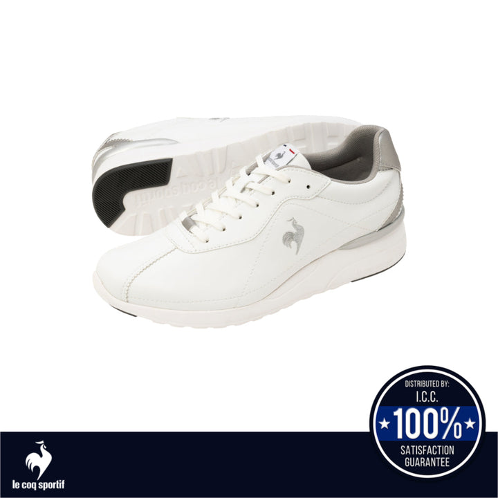 le coq sportif รองเท้าผู้หญิง รุ่น  LCS MONTPELLIER NEO LIFT สีขาว (รองเท้าผ้าใบแฟชั่น, แบบผูกเชือก) ICCSHOPPING
