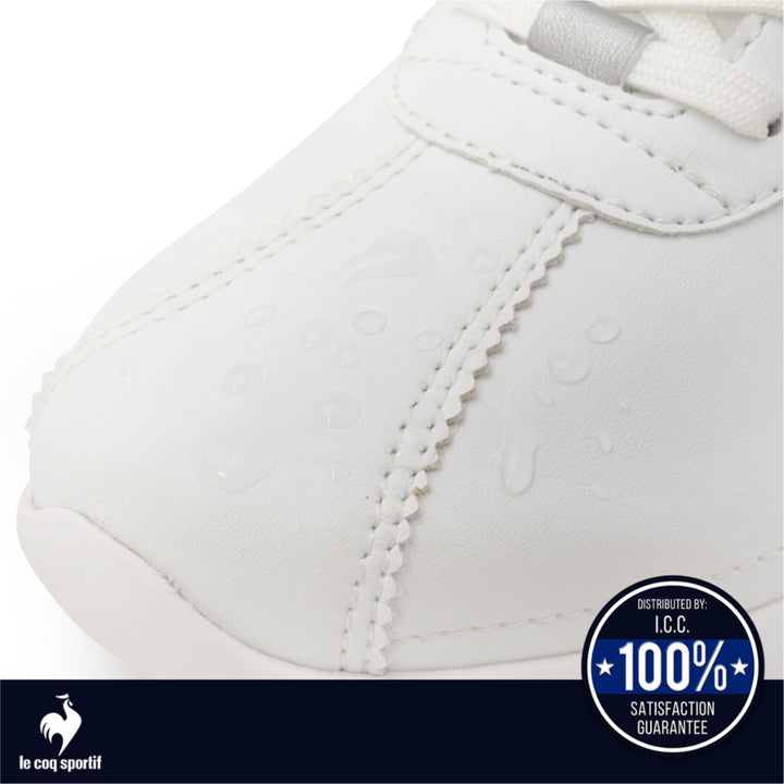 le coq sportif รองเท้าผู้หญิง รุ่น  LCS MONTPELLIER NEO LIFT สีขาว (รองเท้าผ้าใบแฟชั่น, แบบผูกเชือก) ICCSHOPPING