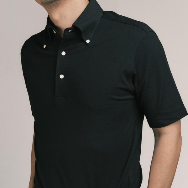 era-won POLO SLIM-FIT Collection "Brother" สี Black era-won