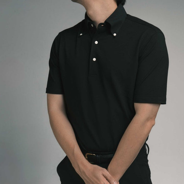 era-won POLO SLIM-FIT Collection "Brother" สี Black era-won