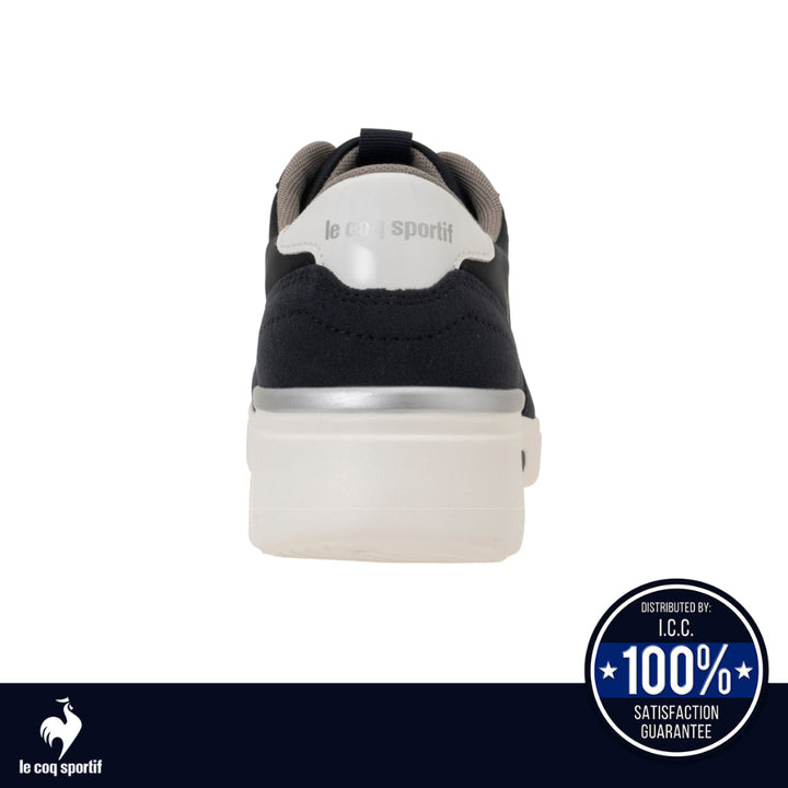 le coq sportif รองเท้าผู้หญิง รุ่น  LA SEGUR IV สีกรม (รองเท้าผ้าใบ,แฟชั่น,แบบผูกเชือก,ผ้าใบผู้หญิง) ICCSHOPPING