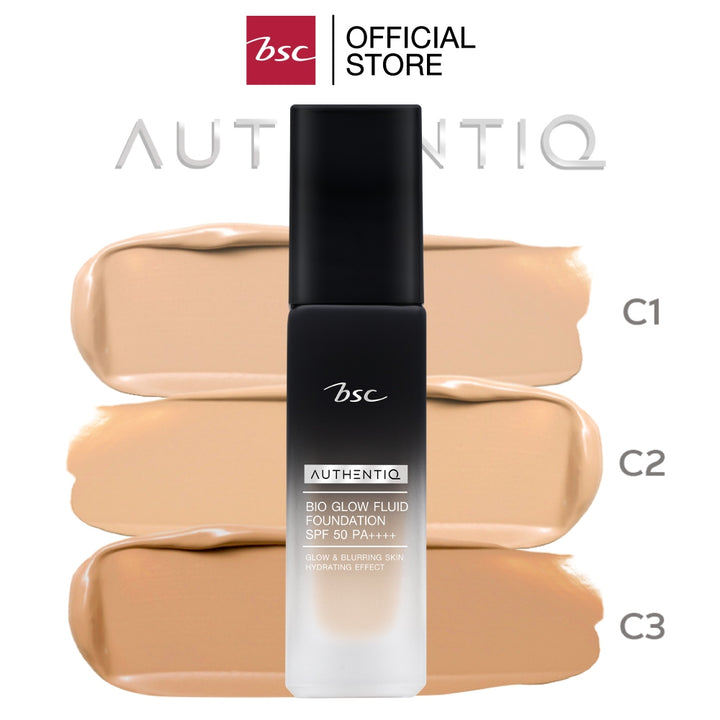 BSC AUTHENTIQ-BIO GLOW FLUID FOUNDATION SPF 50 PA+++ 