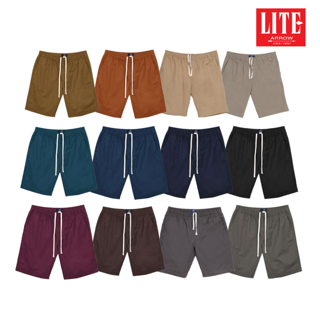 ARROW LITE กางเกงขาสั้นเอวยางยืด Cotton 100% – ICCSHOPPING