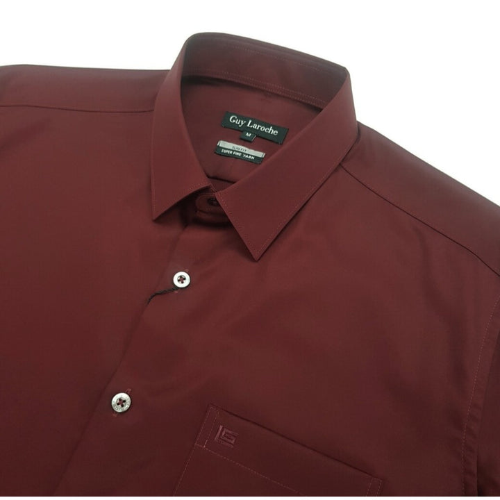 Guy Laroche เสื้อเชิ้ตแขนยาว เนื้อผ้า 100% Cotton รุ่น PRESTIGE SHIRT ทรง SLIM FIT (BAP6270A5MR) 