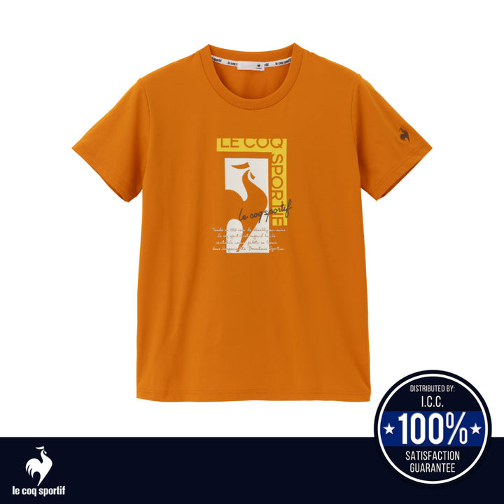 le coq sportif เสื้อเทรนนิ่ง [Cooling] กัน UV (UPF50+) ออกกำลังกาย ผู้หญิง สีดำ ICCSHOPPING