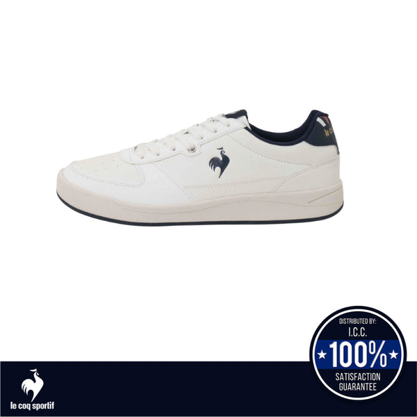 le coq sportif รองเท้าชาย-หญิง รุ่น LCS GRAND EST CL สีขาว-น้ำเงิน (รองเท้าผ้าใบ, รองเท้าผูกเชือก) Le Coq Sportif