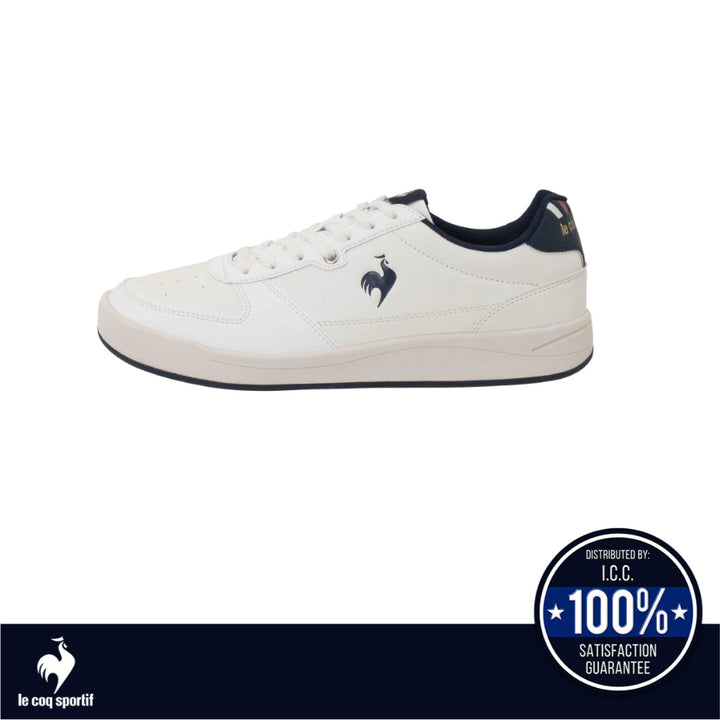 le coq sportif รองเท้าชาย-หญิง รุ่น LCS GRAND EST CL สีขาว-น้ำเงิน (รองเท้าผ้าใบ, รองเท้าผูกเชือก) Le Coq Sportif