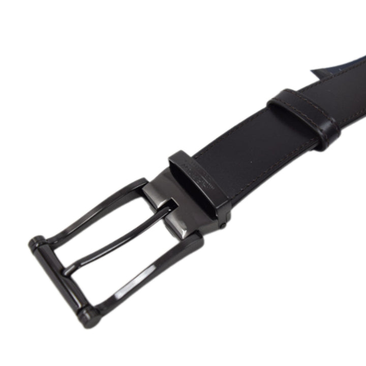ARROW เข็มขัดผู้ชาย หัว Pin Belt (หนังวัวแท้จากอิตาลี) สีดำ รุ่น MYCB121 ARROW