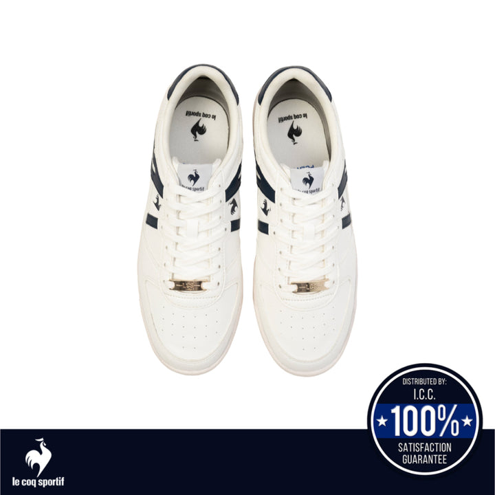 le coq sportif รองเท้าชาย-หญิง รุ่น LCS GRAND EST CL CLASSIC สีขาว-กรม (รองเท้าผ้าใบแฟชั่น) ICCSHOPPING