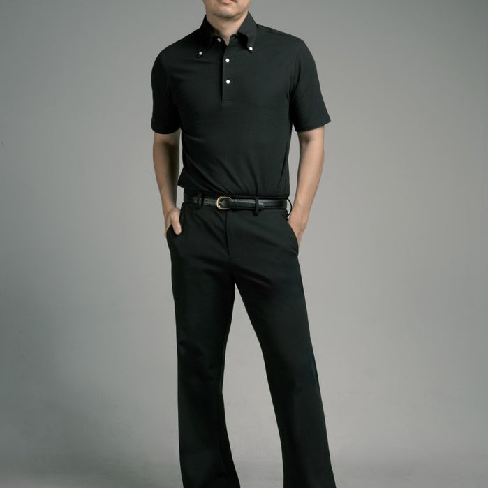 era-won POLO SLIM-FIT Collection "Brother" สี Black era-won