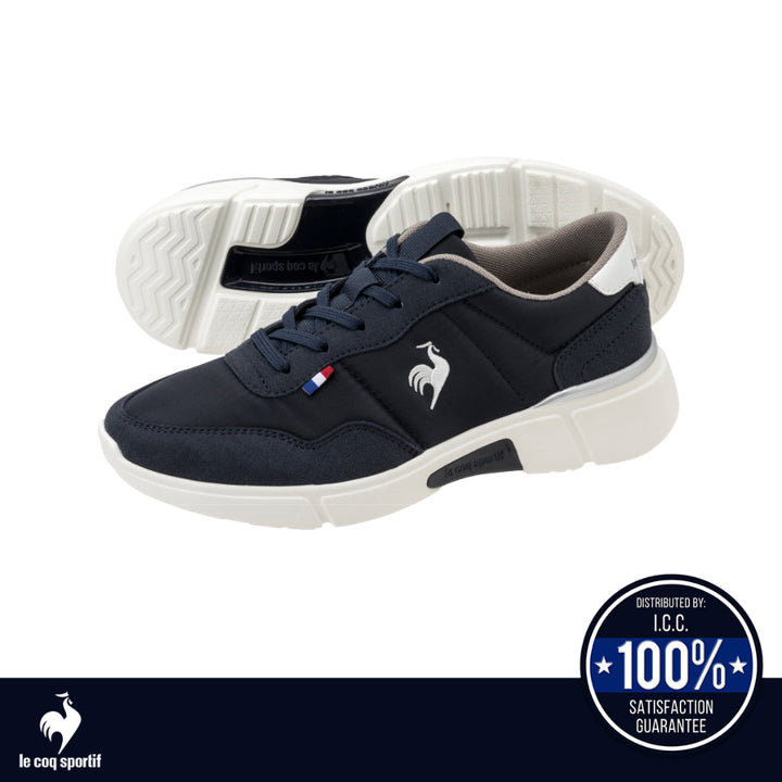 le coq sportif รองเท้าผู้หญิง รุ่น  LA SEGUR IV สีกรม (รองเท้าผ้าใบ,แฟชั่น,แบบผูกเชือก,ผ้าใบผู้หญิง) ICCSHOPPING