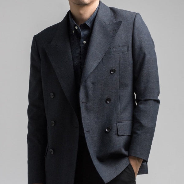 era-won เสื้อสูธ รุ่น CLASSIC DOUBLE BREASTED SUIT สี Dark Grey ICCSHOPPING