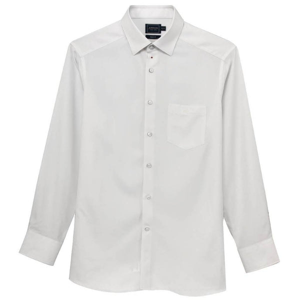 ARROW PROFREX SHIRT เบา สบาย ไม่ยับ แค่ลูบก็เรียบ - เสื้อเชิ้ต แขนยาว ทรง SMART สีขาว MACM909-WH 