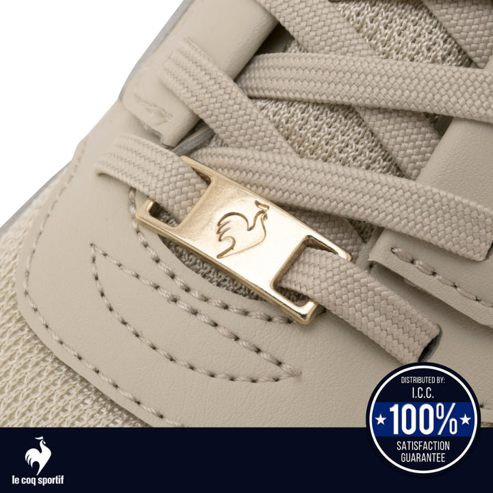 le coq sportif รองเท้าผู้หญิง รุ่น  LCS MARNE สีเบจ (รองเท้าผ้าใบ, แฟชั่น, ผูกเชือก, ผ้าใบผู้หญิง) ICCSHOPPING