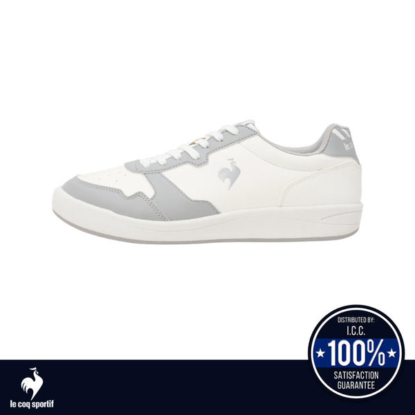 le coq sportif รองเท้าชาย-หญิง รุ่น LCS GRAND EST CL II สีขาว-เทา (รองเท้าผ้าใบ,แฟชั่น,Unisex) ICCSHOPPING