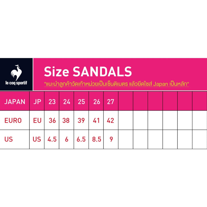le coq sportif รองเท้าแตะชาย-หญิง รุ่น LCS SLIDE สีขาว-ดำ (รองเท้า, sandals, Sport, Unisex, lecoq) ICCSHOPPING