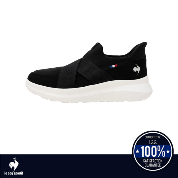 le coq sportif รองเท้าผู้หญิงรุ่น LCS MARNE DBSP SI สีดำ (รองเท้าผ้าใบแฟชั่น,สลิปออน,ผ้าใบผู้หญิง) ICCSHOPPING