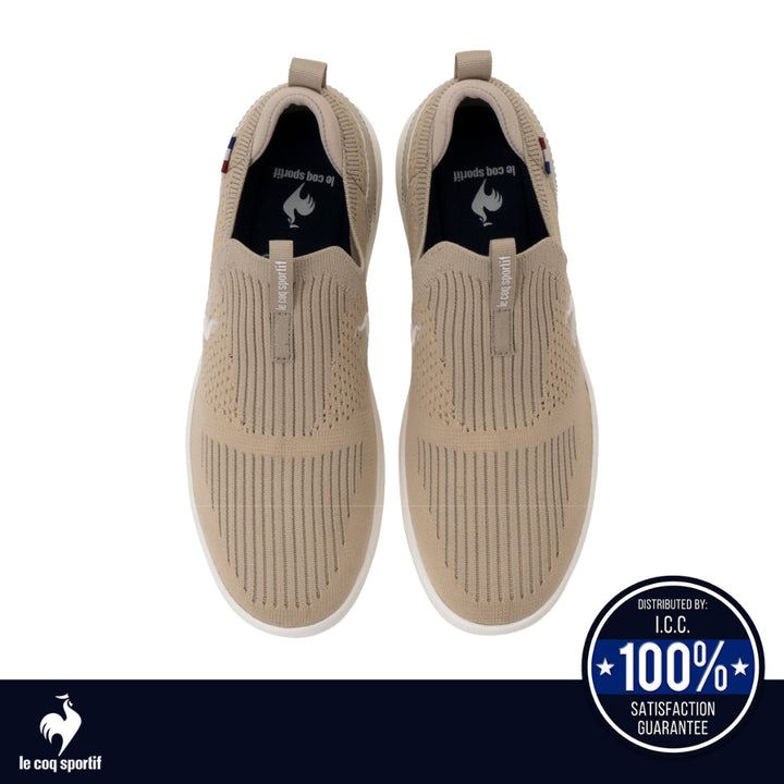 le coq sportif รองเท้าผู้หญิง รุ่น  LA RHONE  FK II สีเบจ (รองเท้าผ้าใบ,แฟชั่น,สลิปออน,ผ้าใบผู้หญิง) ICCSHOPPING